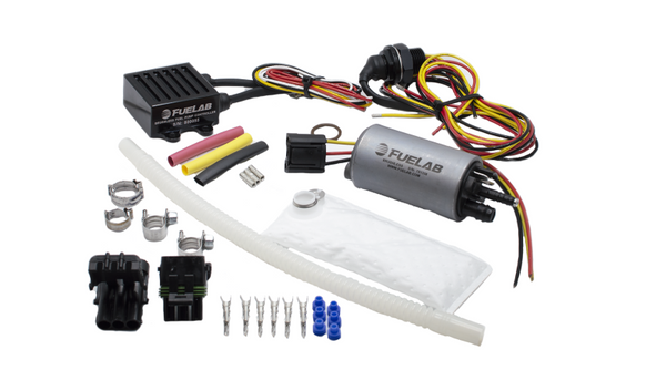 Fuelab 253 In-Tank Brushless Fuel Pump Kit - 500 LPH with 9mm Barb & 6mm Siphon