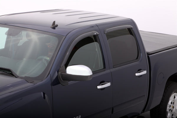 AVS Ventvisor Smoke Window Deflectors 4pc for 2007-2013 Chevy Silverado 1500 Extended Cab