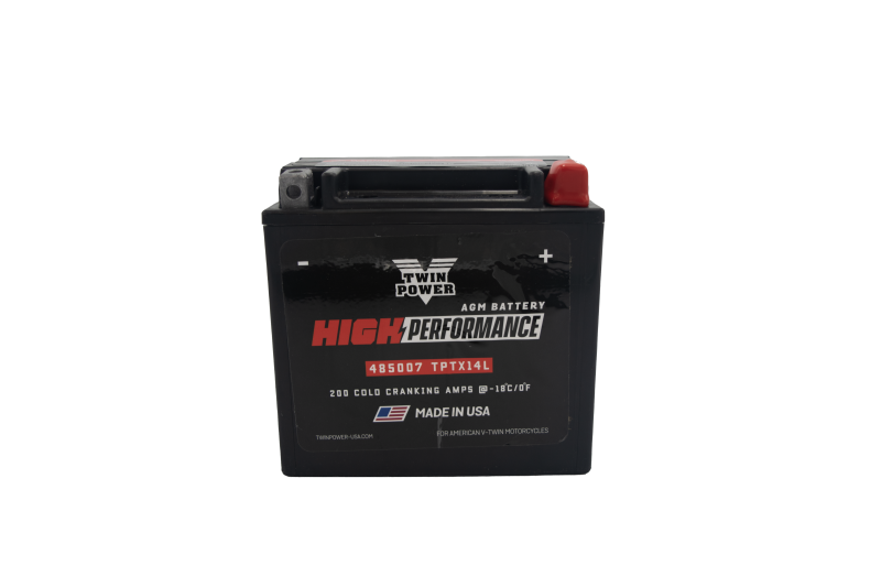 Twin Power YTX-14L High Performance Battery Replaces H-D 65958-04 Made in USA 200 CCA