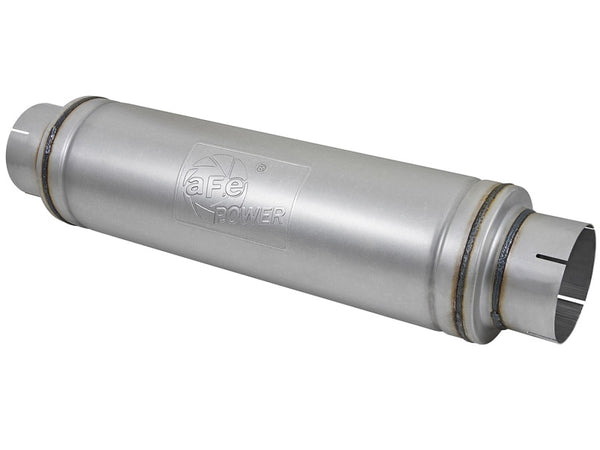aFe ATLAS Aluminized Steel Muffler 5in Center/Center - 24in L x 7in Diameter