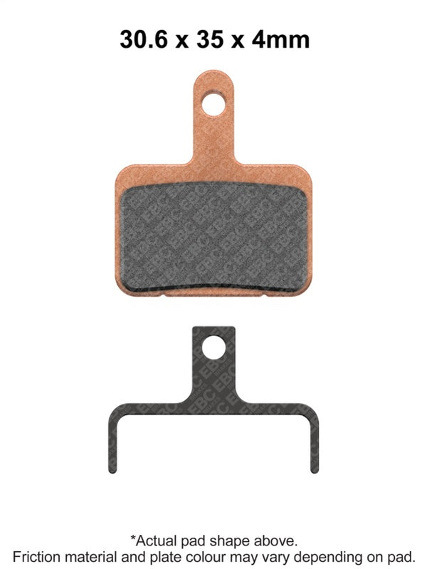 EBC 19-20 Piaggio WI-Bike Active Electric Front Left Sintered HH Brake Pads