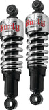 Burly Brand XL Shocks 10.5in - Chrome | BURB28-1200