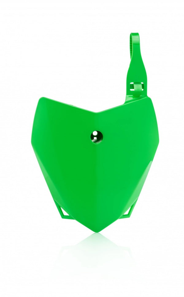 Acerbis Front Number Plate - Kawasaki KLX110 / KLX110L - Green