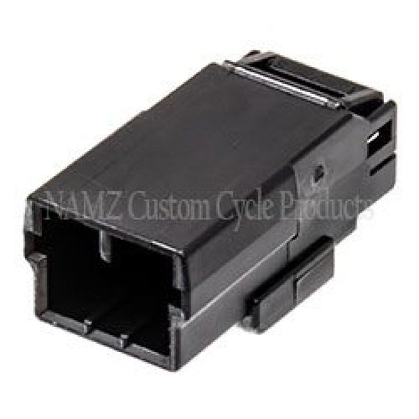 NAMZ AMP Multilock 3-Position Male Wire Cap Housing (HD 73103-96BK)