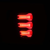 AlphaRex 21-22 Ford F-150 LUXX LED Tailights Black/Red