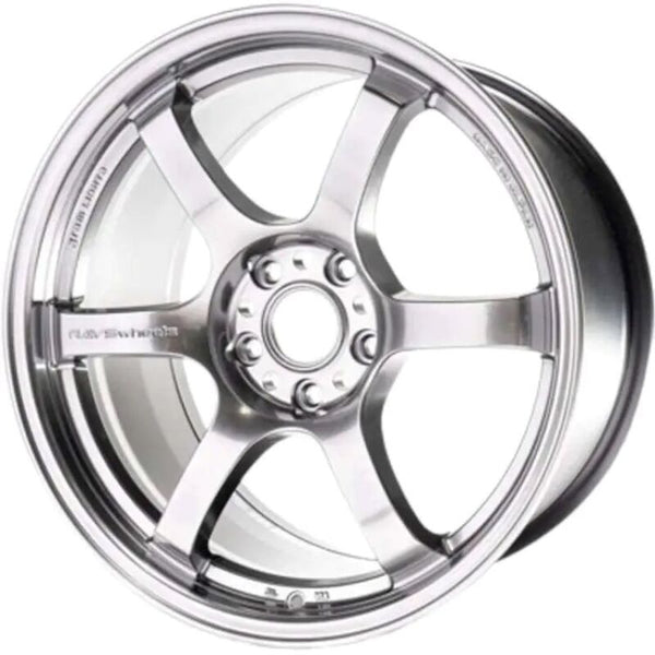 Gram Lights 57DR 17x9.0 +22 5-114.3 Grace Silver Alloy Wheel