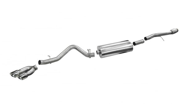 CORSA 2014-2019 Chevrolet Silverado 1500 6.2L V8 Polished Sport Catback Exhaust