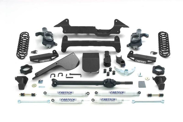 Fabtech 03-08 Hummer H2 SUV/SUT 4WD 6" Performance Lift Kit with Performance Shocks