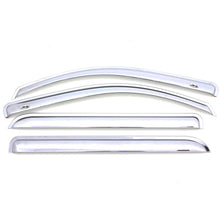 Load image into Gallery viewer, AVS 06-12 Ford Fusion Ventvisor Outside Mount Front &amp; Rear Window Deflectors 4pc - Chrome