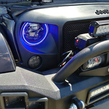 Load image into Gallery viewer, Oracle LED Headlights 7in High Powered with Black Bezel - Dynamic