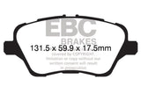 EBC 2017+ Ford Fiesta (MK7) Bluestuff Front Brake Pads