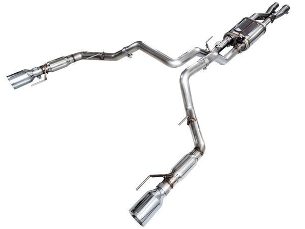 AWE Tuning SwitchPath Cat-Back Exhaust w/ Chrome Silver Tips - Ford F-150 Raptor Gen 3 (2021-2025)