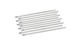 Vibrant Stainless Steel Cable Ties 14.5in Long (10 Cable Ties / Pack)