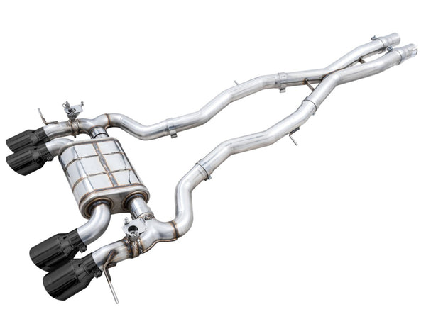 AWE SwitchPath Catback Exhaust for BMW G8X M3/M4 with Diamond Black Tips