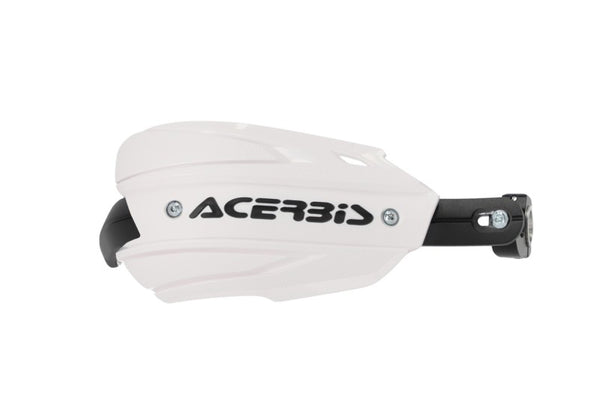 Acerbis Endurance-X Handguard  White/Black  Ultra-Durable Closed Hand Guards