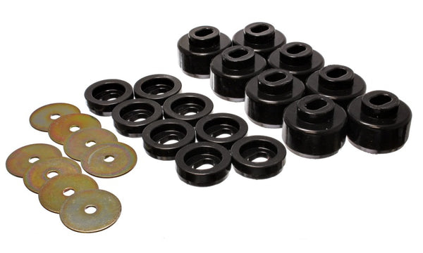 Energy Suspension Black Body Mount Set for 99-06 Silverado C1500/K1500 & 01-06 Silverado C2500/K2500