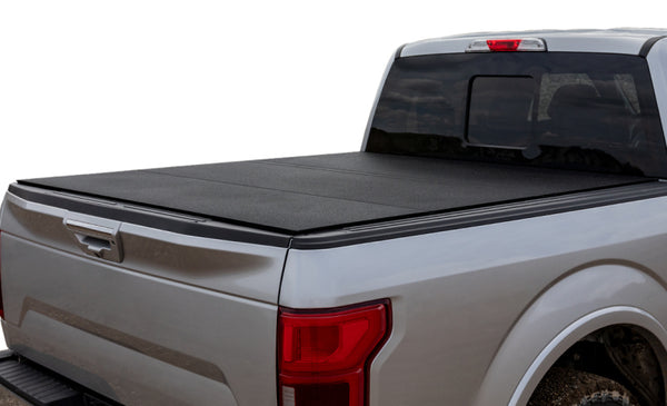 Access LOMAX 2024 Toyota Tacoma 5ft Bed Folding Hard Cover - Black Urethane
