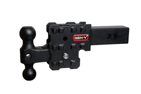 Gen-Y Phantom-X 2in Solid Shank 2.5in Drop 1K TW 10K Hitch w/GH-031 (No Flat Towing)