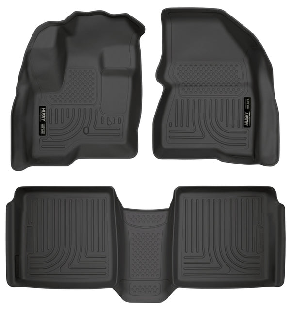 Husky Liners WeatherBeater Black Floor Liners for 2009-2012 Ford Flex & 2010-2012 Lincoln MKT