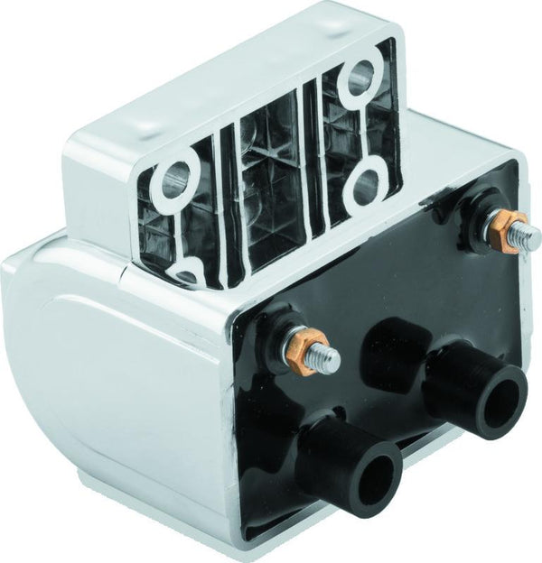 Twin Power 80-84 Big Twin and XL Ignition Coil Chrome Replaces H-D 31609-80 4 Ohm