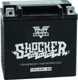 Twin Power YTX-14L Shocker Battery Replaces H-D 65958-04 220 CCA