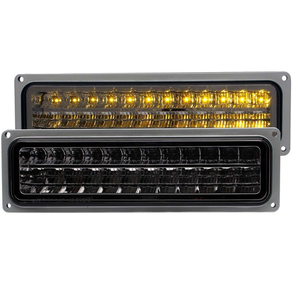 ANZO LED Parking Lights (Smoke Lens) for 19881998 Chevrolet C1500