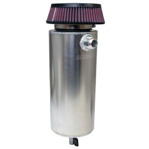 Moroso 6in Diameter Single -16AN Inlet Aluminum Breather Tank Catch Can