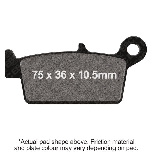 EBC 02-05 MZ/Muz SX/SM 125 Front Left FA-SFA-X Brake Pads