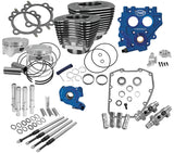 S&S Cycle 99-06 BT 100in Power Package - Wrinkle Black