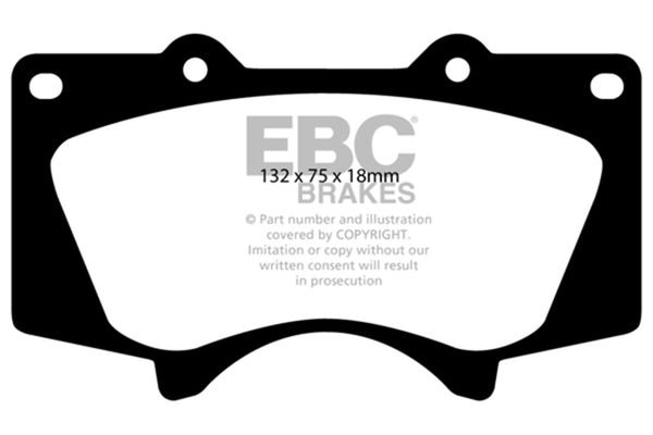 EBC Ultimax2 Front Brake Pads for 10+ Lexus GX460 4.6