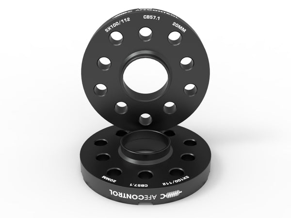 aFe CONTROL 20mm Billet Aluminum Hub-Centric Wheel Spacers 5x100/112 CB 57.1 - VW/Audi