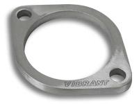 Vibrant 3-Bolt T304 SS Exhaust Flange (2.5in I.D.)
