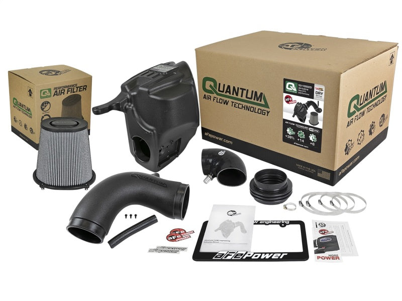 aFe Quantum Pro DRY S Cold Air Intake System 13-18 Dodge Cummins L6-6.7L - Dry