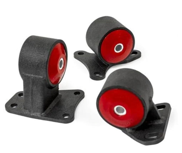 Innovative Prelude B-Series Engine Mounts 88-91 with 75A Bushings - Black Steel