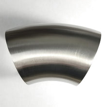 Load image into Gallery viewer, Stainless Bros 2.50in Diameter 1D Radius 45 Degree Bend No Leg Mandrel Bend