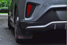 Load image into Gallery viewer, Rally Armor 19-21 Hyundai Veloster Turbo/2.0/R-Spec Black UR Mud Flap w/Red Logo