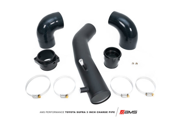 AMS Performance Aluminum 3in Charge Pipe Kit for 2020+ Toyota GR Supra A90