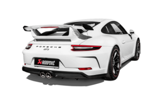 Akrapovic Titanium Slip-On Race Line Muffler for 2018 Porsche 911 GT3 (991.2)