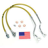 Superlift 99-04 Ford F-250/F-350 w/ 4-8in Lift Kit (Pair) Bullet Proof Brake Hoses