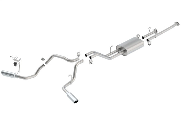 Borla Cat-Back Exhaust for 09-15 Toyota Tundra 4.6L / 5.7L V8 Crew Max / Double Cab