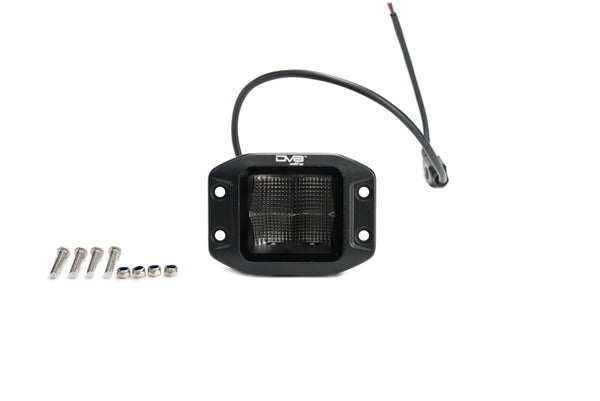 DV8 Offroad Elite Series 3in 40W Cube LED Light - Spot Beam