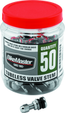 BikeMaster Valve Stem Chrome Tubeless Tub 50