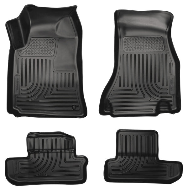 Husky Liners WeatherBeater Black Floor Liners for 08-12 Dodge Challenger