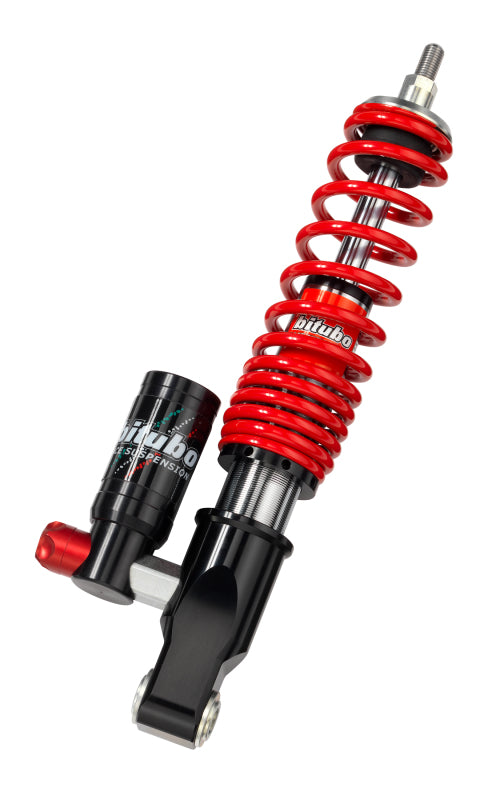 Bitubo MEV0 Adjustable Front Monoshock for Vespa - Red Spring, Preload & Compression