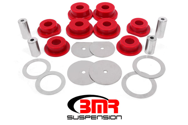 BMR Polyurethane Rear Cradle Bushing Kit for 2008-2018 Dodge Challenger - Red