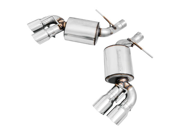 AWE Tuning Touring Edition Axle-Back Exhaust for Chevrolet Camaro SS 2016-2019 - Quad Chrome Tips
