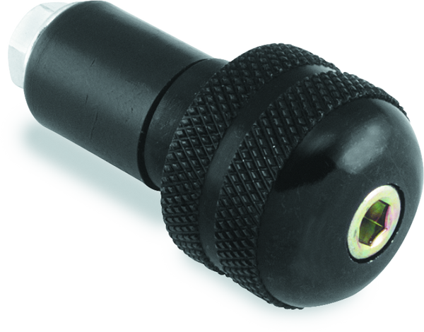 BikeMaster Anti-Vibration Bar Ends 1 Inch - Black