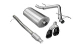 Corsa 2010-2013 Chevrolet Silverado Crew Cab/Short Bed 1500 4.8L V8 Black Sport Cat-Back Exhaust