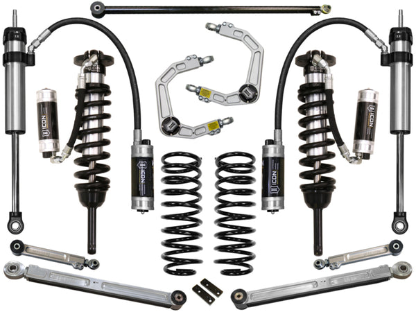 ICON Stage 7 Suspension System for 2010+ Toyota FJ/4Runner (0-3.5in) with Billet UCA