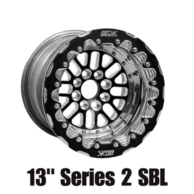 Belak 13x10 / 5in BS / 4x100 BP / High Pad / Series 2 Wheel - Single Beadlock